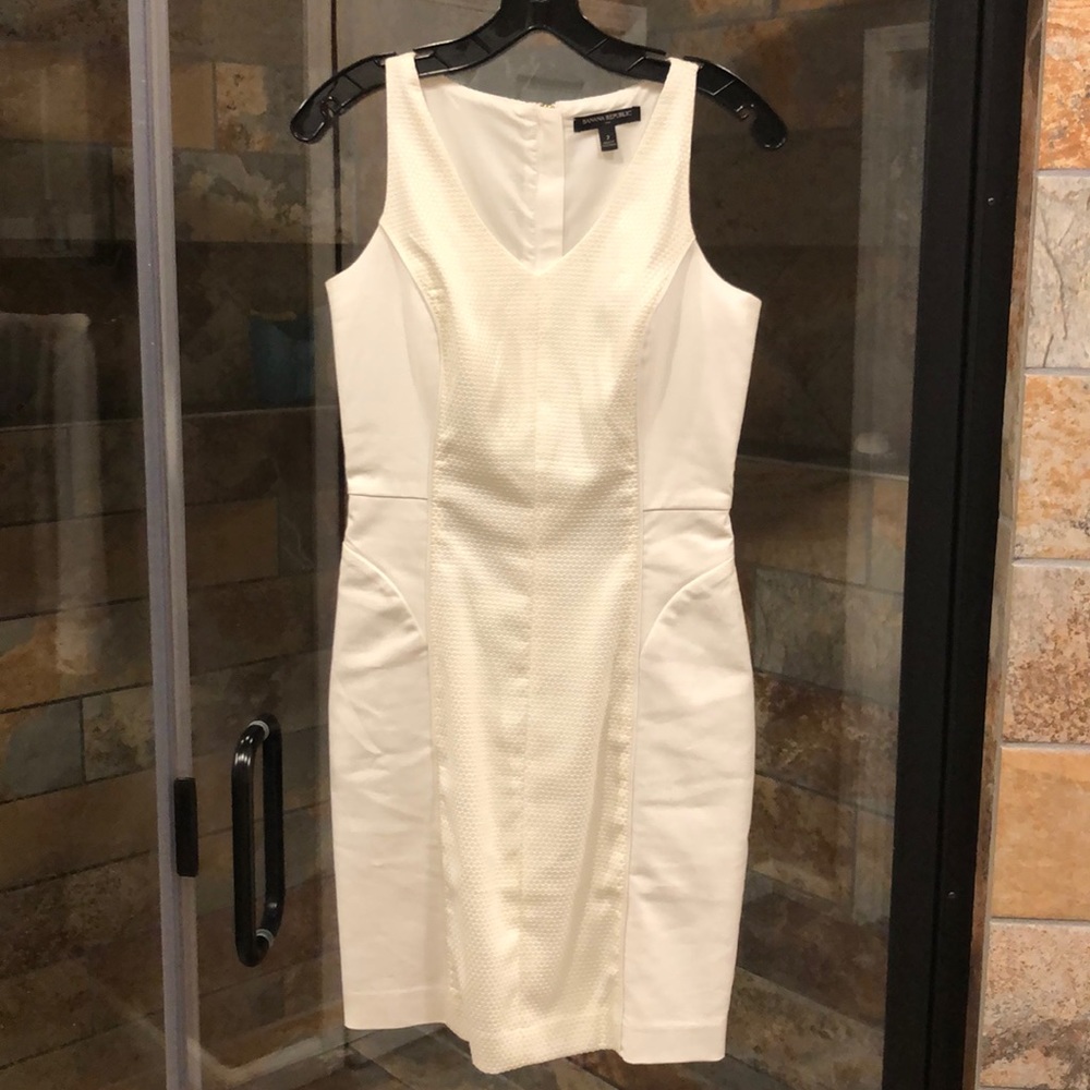 Banana Republic white sleeveless dress - size 2